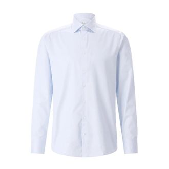 Stenstr&ouml;ms Formele Overhemden - Heren - Zakelijke Overhemden - Blauw - S - Katoen - Overhemden