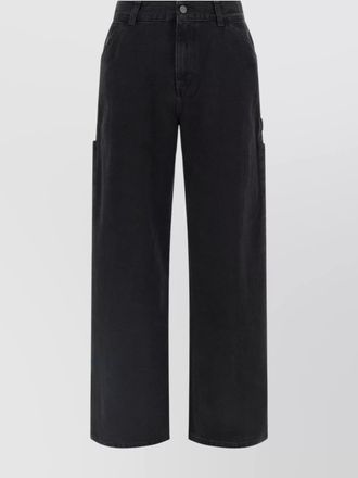 Carhartt Work in Progress denim high-rise wide-leg trousers