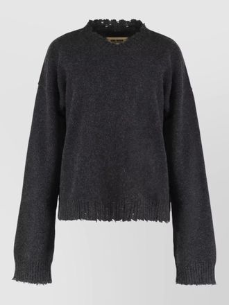 Uma Wang versatile cropped cashmere sweater