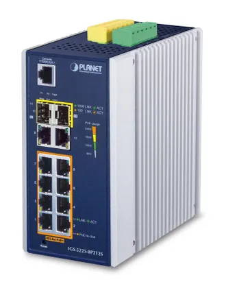 Planet Ip30 Industrial L2+/l4 De 8 Puertos, Igs-5225-8p2t2s