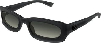 Gucci Zonnebril - Heren - Zonnebrillen - Grijs - 54 MM - Accessoires