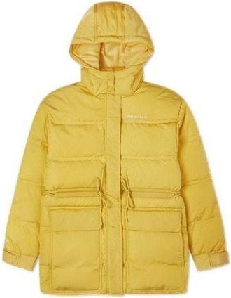 Converse (WMNS) Converse Cargo Hooded Down Jacket Asia Sizing Yellow 10021994-A03