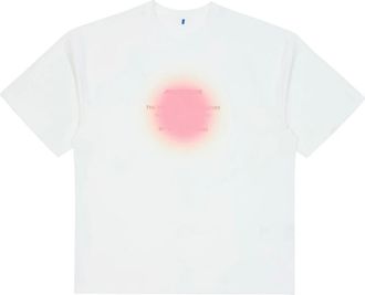 Ader Error T-Shirts, female, Pink, XL, Pink Graphic Print T-shirts