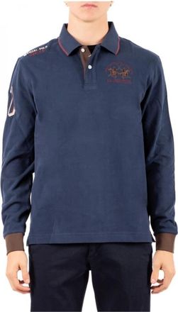 La Martina Tops, Heren, Blauw, 2Xl, Katoen, Polo Shirt