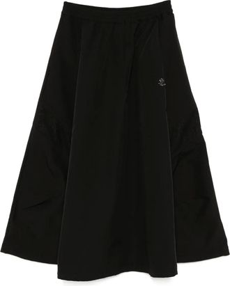 Izzue Gonna con applicazione - Nero