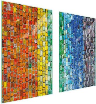 OEM Placa Protectora De Vidrio Para Estufa 75x52 Coloreada