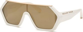 Philipp Plein SPP047 3GFG Womens Sunglasses Gold Size 99