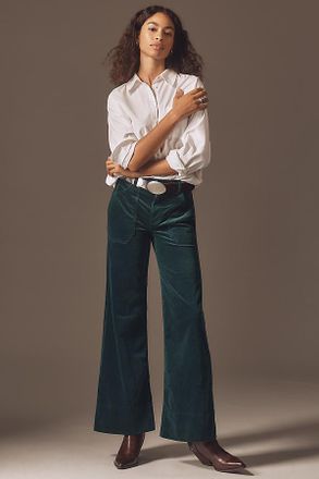 Pilcro The Rylan High-Rise Flare Jeans by Pilcro: Corduroy Edition