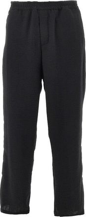 Mars&eacute;m Canvas pants with elasticated waist Man 50