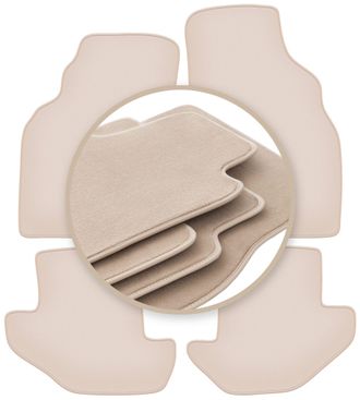 OEM Alfombrillas Beige Premium Para Ford Puma Coup&eacute; 1997-2001