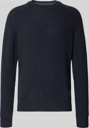 Camel Active Strickpullover aus Wolle mit Rundhalsausschnitt in Marine, Größe 3XL