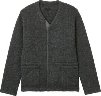 Engineered Garments Cardigan a coste - Grigio