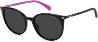Polaroid PLD 4208/S/X Polarized 807/M9 Womens Sunglasses Black Size 55