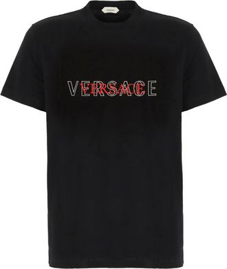 Versace Hombre, Camisetas, Negro, Talla: M
