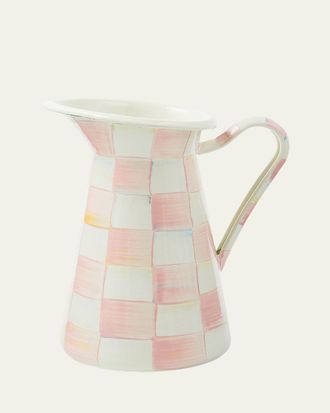 MacKenzie-Childs Rosy Check Practical Pitcher, Medium