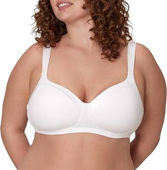 Playtex Shape Lined Balconette Wirefree Bra In White