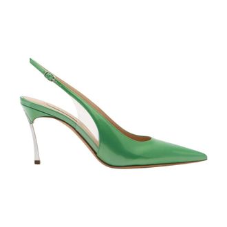 Casadei Pumps, female, Green, Size: 9 1/2 US Superblade Slingback pump