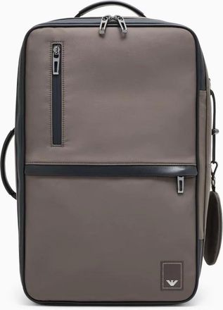 Emporio Armani Heren, Tassen, Grijs, Maat: ONE Size Nylon