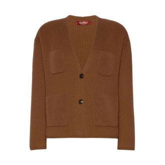 Max Mara Dames, Truien, Bruin, Maat: M Wol