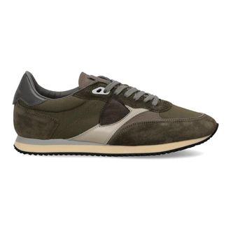Philippe Model Blville Running Trainers - male - Philippe Model - Sneakers - Green - 12 UK - Shoes
