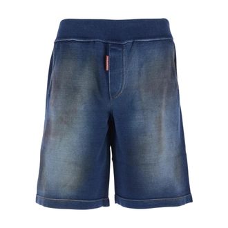 Dsquared2 Denim Shorts, male, Blue, Size: XL Knit Short