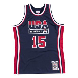 Mitchell & Ness Team USA 1992 Jerseys Magic Johnson 15 AJY4GS18413-USANAVY92EJH