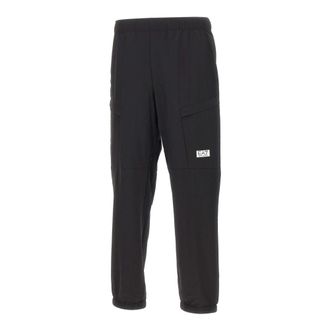 Emporio Armani Sweatpants, male, Black, Size: L Dynamic Athlete Trousers