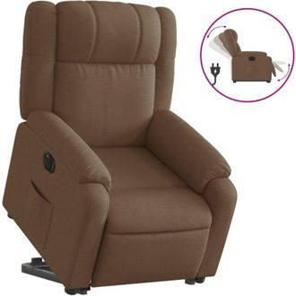 vidaXL Vidaxl - Sill&oacute;n El&eacute;ctrico Reclinable Elevable De Tela Marr&oacute;n