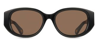 Chlo&eacute; CH0237SK Asian Fit 001 Womens Sunglasses Black Size 54