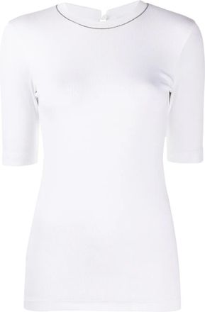 Brunello Cucinelli T-Shirt With Monili