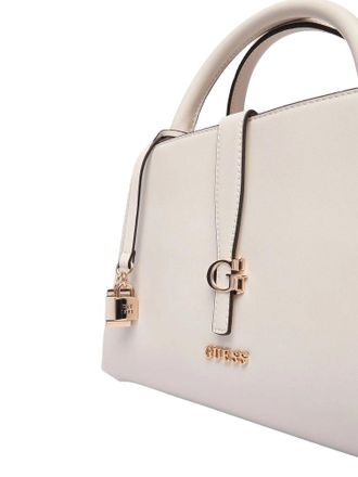 Guess Womens Satchel Bag Stone Polyurethane - Satchel-Bags