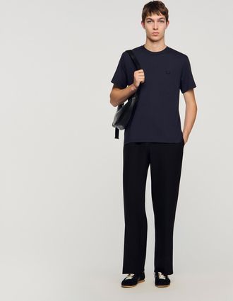 Sandro T-shirt with double S patch