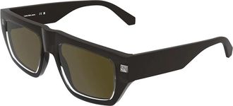 Calvin Klein Brown Square Unisex Sunglasses CKJ25619S 210 54