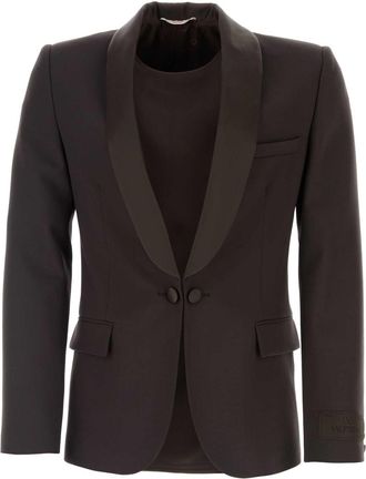 Valentino Garavani Chocolate Wool Blazer