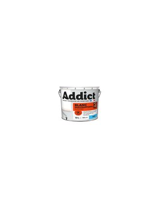 Addict Peinture Glyc&eacute;ro Multi Supports Tach&eacute;s 10 Litres Blanc Mat - Addict