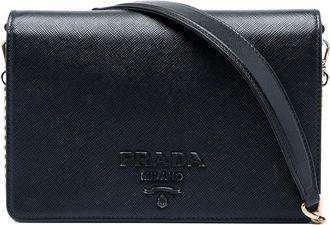 Prada Pre-owned Prada Saffiano Lux Monochrome Wallet on Chain Ladies NLDOSPEZ8NQ4NH6P