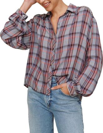 Bella Dahl Trimmed Flowy Shirt