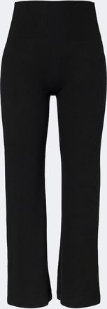 Leset Lauren cropped jersey flared pants
