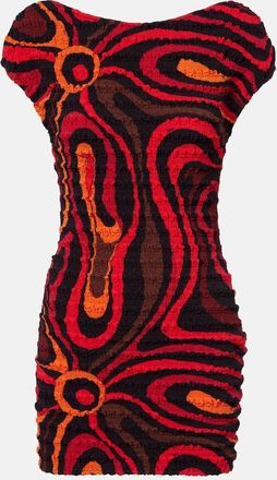 Pucci Marmo smocked minidress