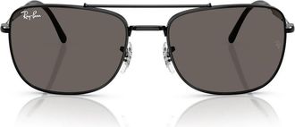 Ray-Ban Sunglasses Rb3755 002/B1 Black/Dark Gray Unisex