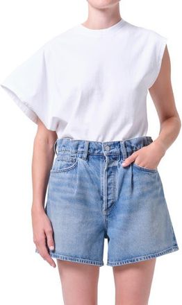 A Gold E Corrine Asymmetric Tee in White at Nordstrom, Size X-Small