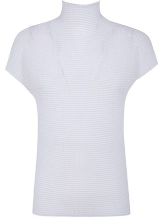 Issey Miyake Wooly Pleats Bk Wt 66 Shirt