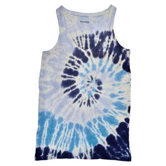 Kujten Kujten - Soft Sunny Tanktop - Heren - Tops - Veelkleurig - Maat: XL Linnen