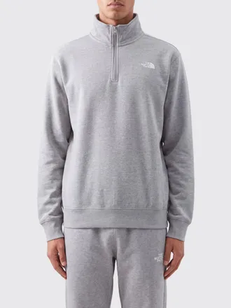 The North Face Felpa in misto cotone con zip parziale e collo a dolcevita