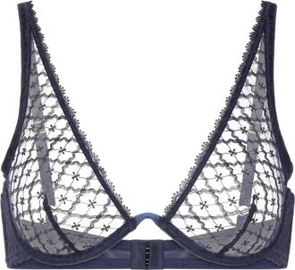 Huit Womens Eclipse Monowire Bra In Blue Night