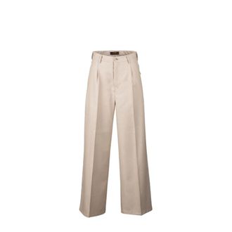 Moorer Mujer, Pantalones, Beige, Talla: S