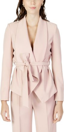 Sandro Ferrone Lange Mouwen Gemixt Blazer met Ceintuur