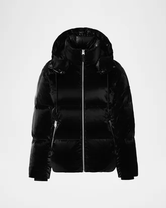 Mackage Men & apos;s Kent-Glo High-Gloss Hooded Down Jacket