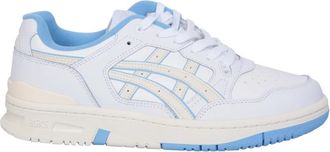 Asics Witte Sneakers Stijlvol Bicolor Ontwerp - Dames - Sneakers - Wit - 39 EU - Leer - Schoenen