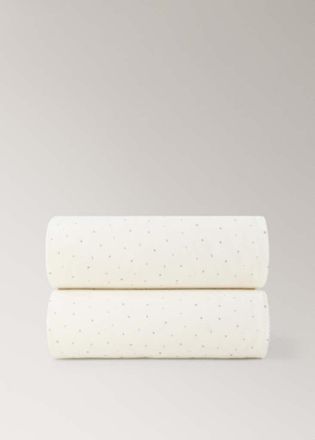 Mango Coperta cotone tinta unita bianco sporco - Home - 70X100cm - MANGO HOME